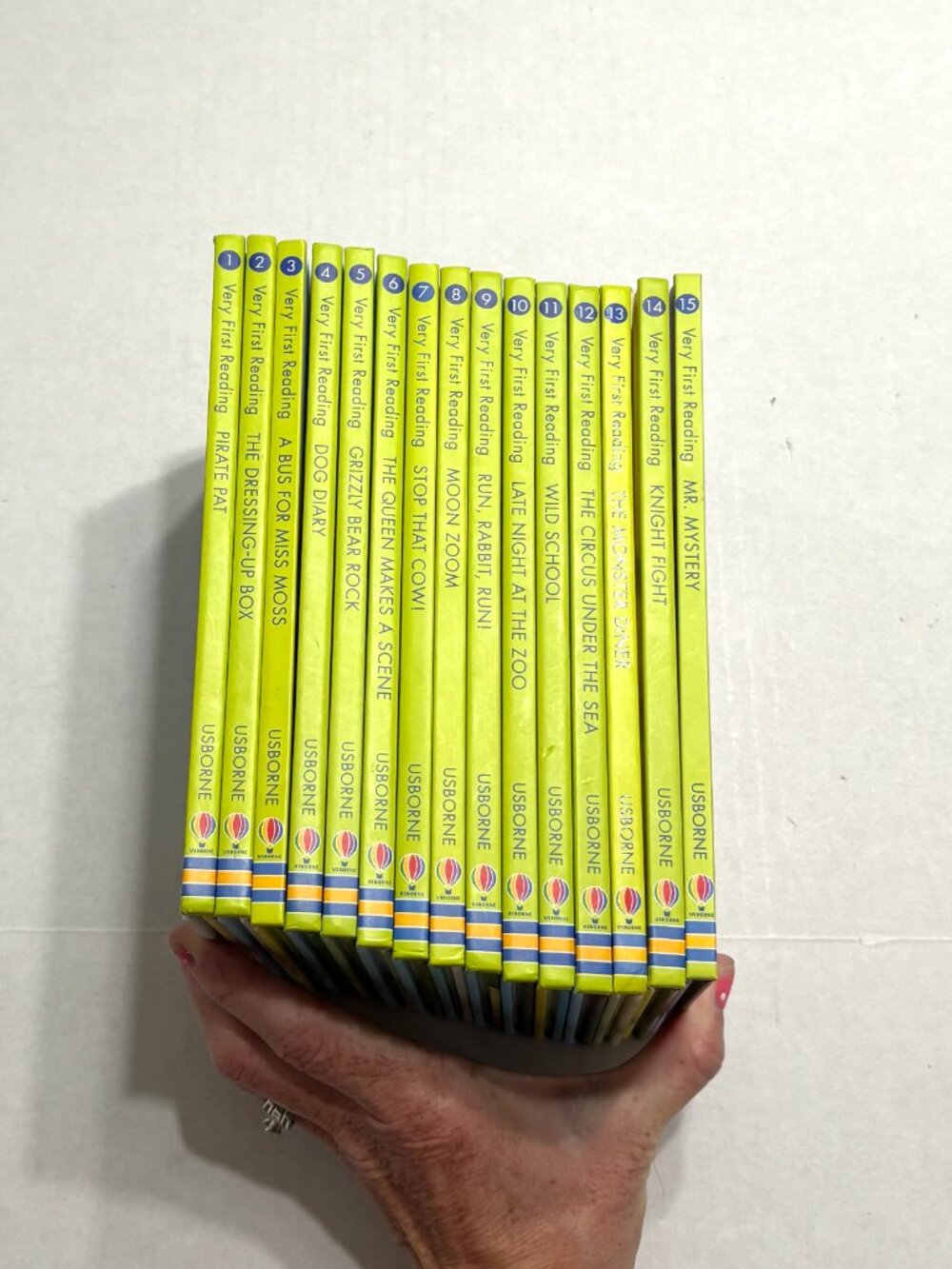 Usborne Very First Reading Books 1-15 Hardcover